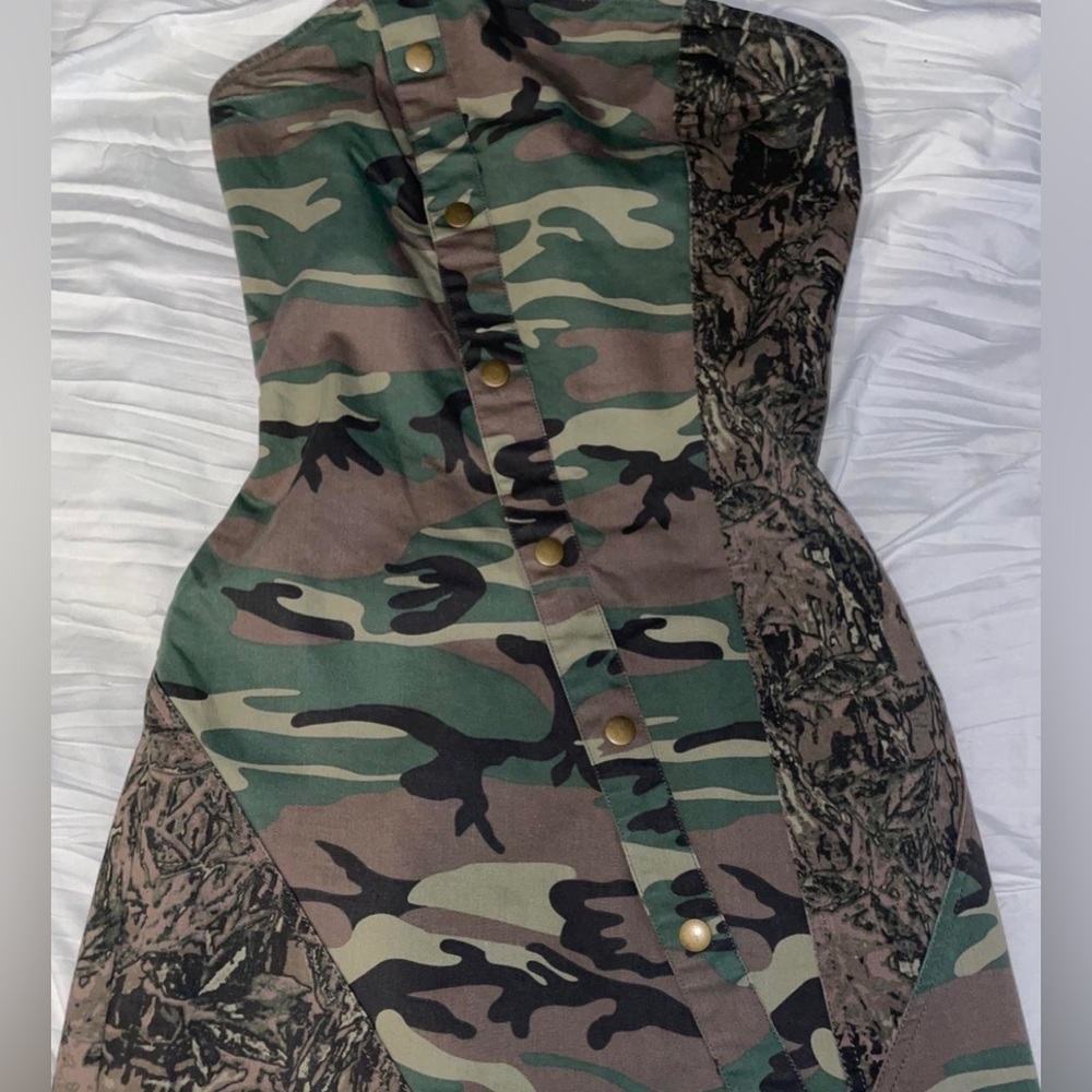 Urban outfitters new with tags mini camo dress